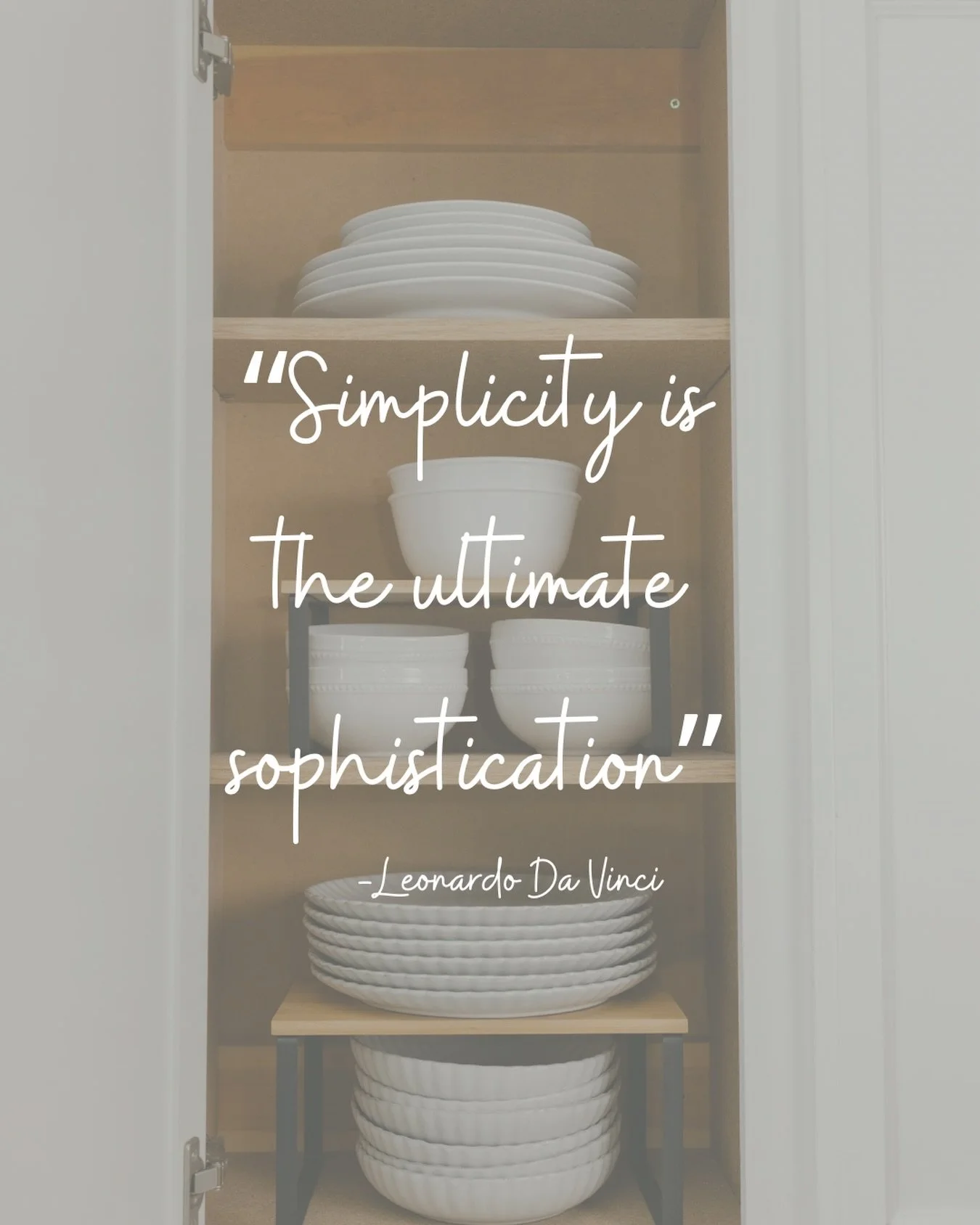 Simplicity is often mistaken for having less.
In reality, it&rsquo;s about being intentional.

Most kitchens don&rsquo;t need more cabinets, more containers, or more organizing products. They need clarity. Fewer decisions. Systems that make everyday 