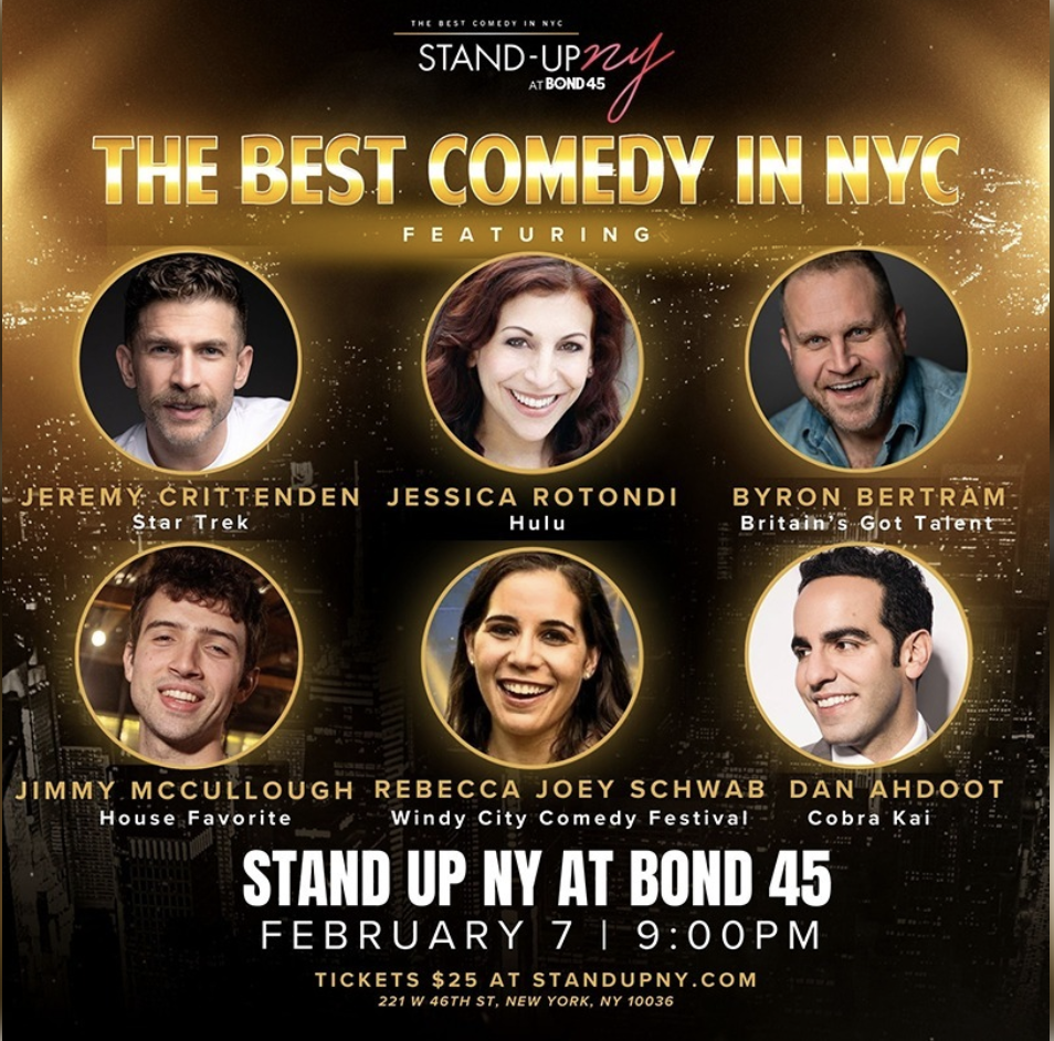 Rebecca Hosts Stand Up NY House Show