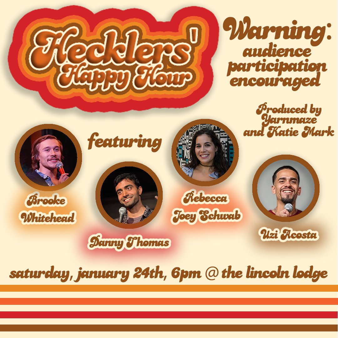 Hecklers’ Happy Hour Comedy Show