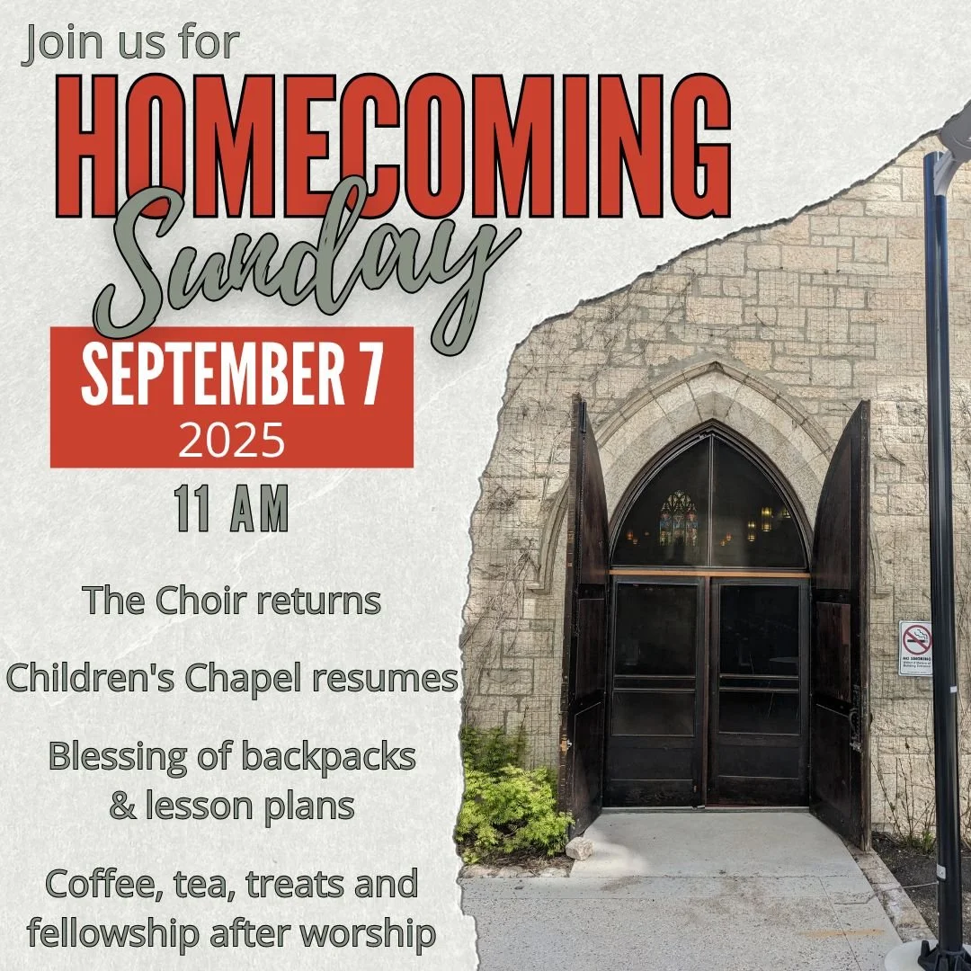 After a quiet and restful summer we&rsquo;re ready to kick things back into gear on September 7!

We will return to having two services on Sunday mornings, a Said Eucharist (BCP) at 9 am and a Sung Eucharist (BAS) at 11 am. The Choir will return, and