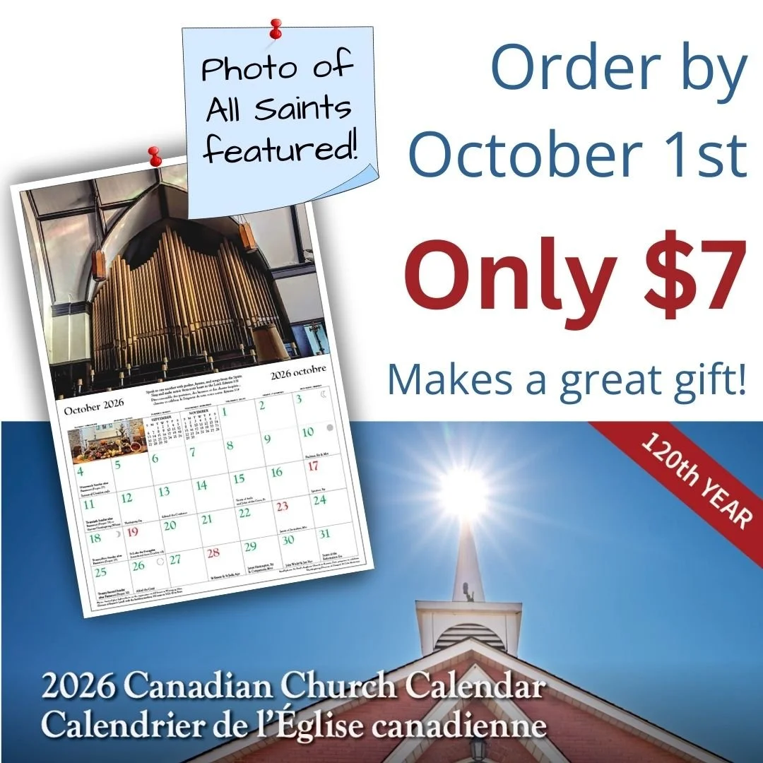2026 Canadian Church Calendars