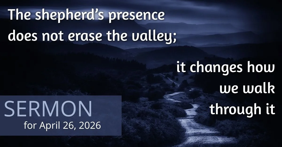 April 26, 2026, The Fourth Sunday of Easter