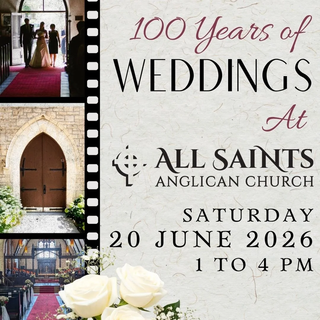 A Centennial Celebration of Weddings: Saturday, June 20, from 1-4 pm.
In honour of the centennial of our church building, and 100 years of weddings, we invite you to a celebration of Holy Matrimony and a mass Renewal of Vows. Pre-registration is not 