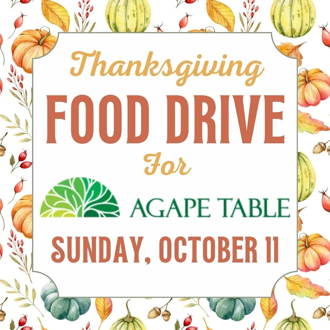 Thanksgiving Food Drive for Agape Table
