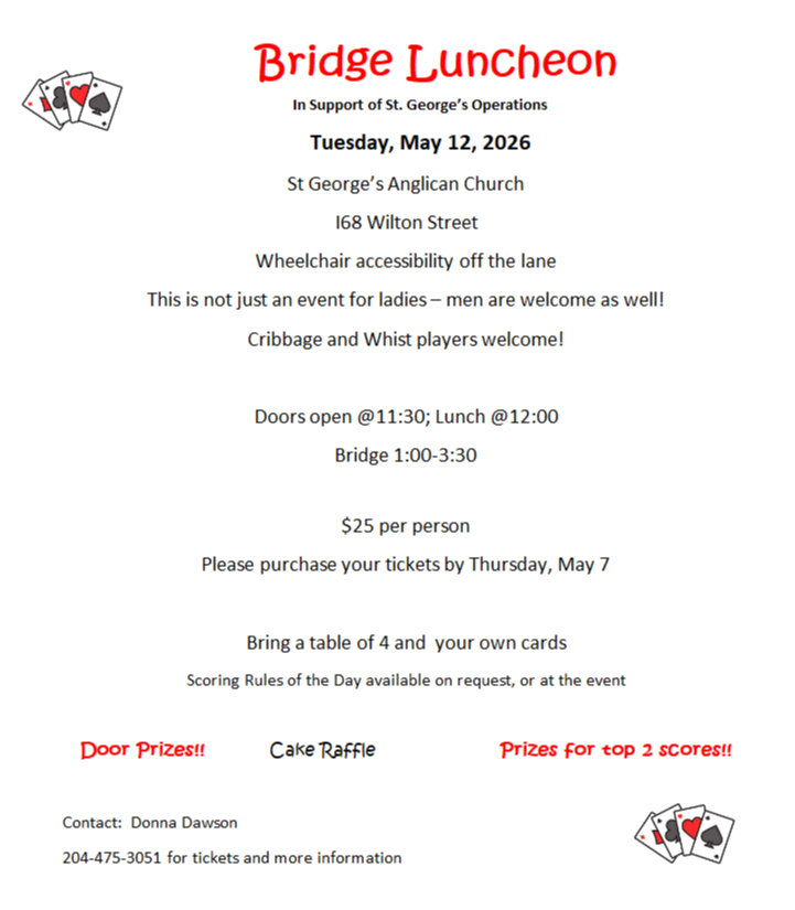 Bridge Luncheon