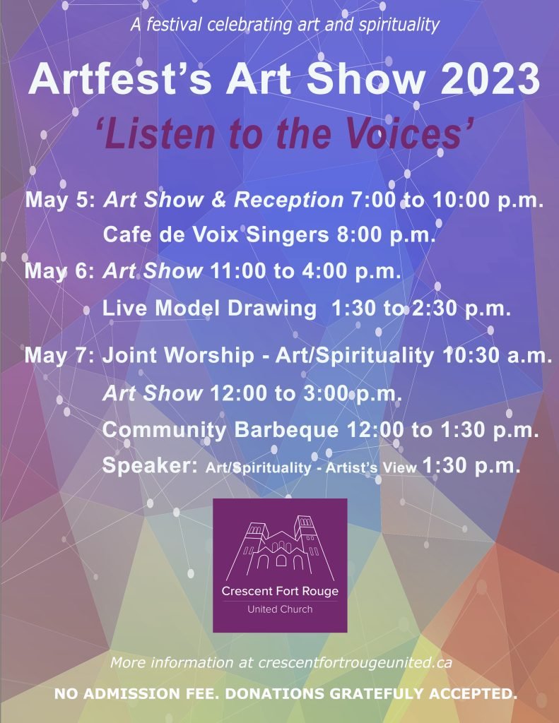 Artfest’s Art Show 2023 — All Saints Anglican Church Winnipeg