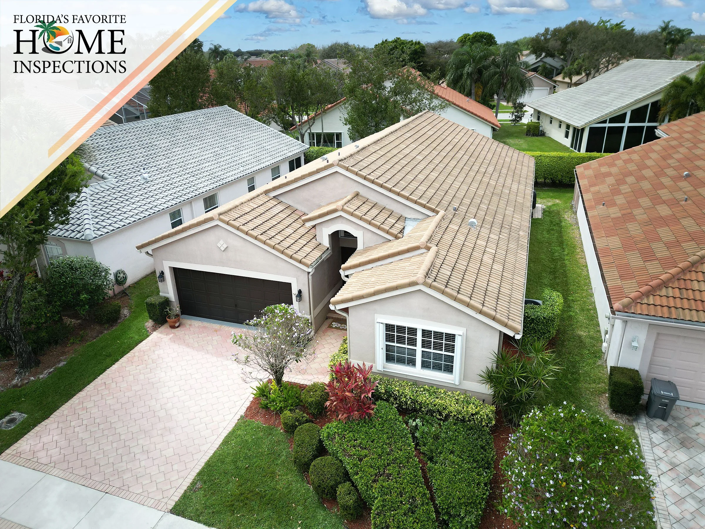 Single-family home during a buyer's home inspection in Boynton Beach, Florida.