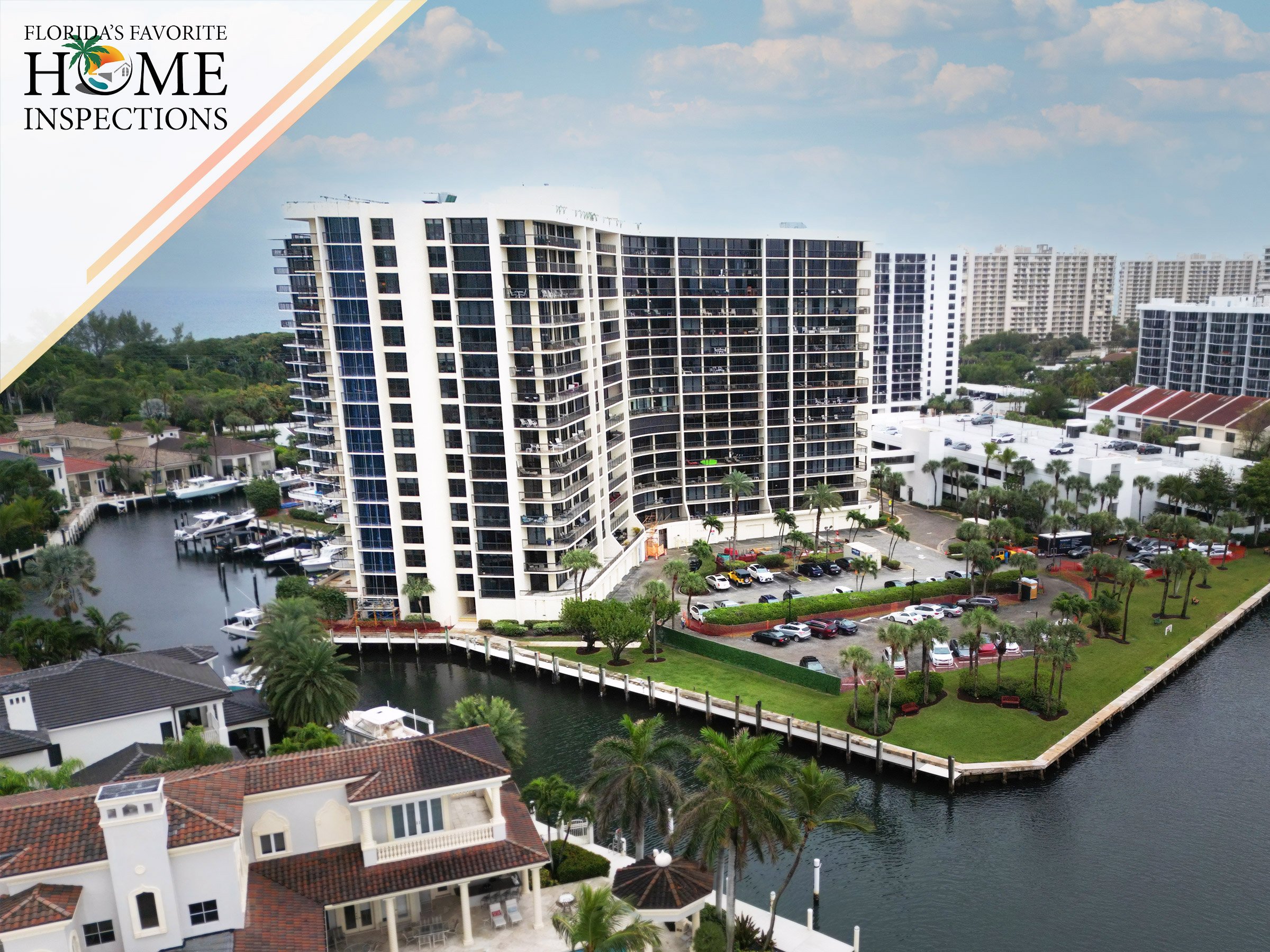 Condo during a condo inspection in Highland Beach, Florida