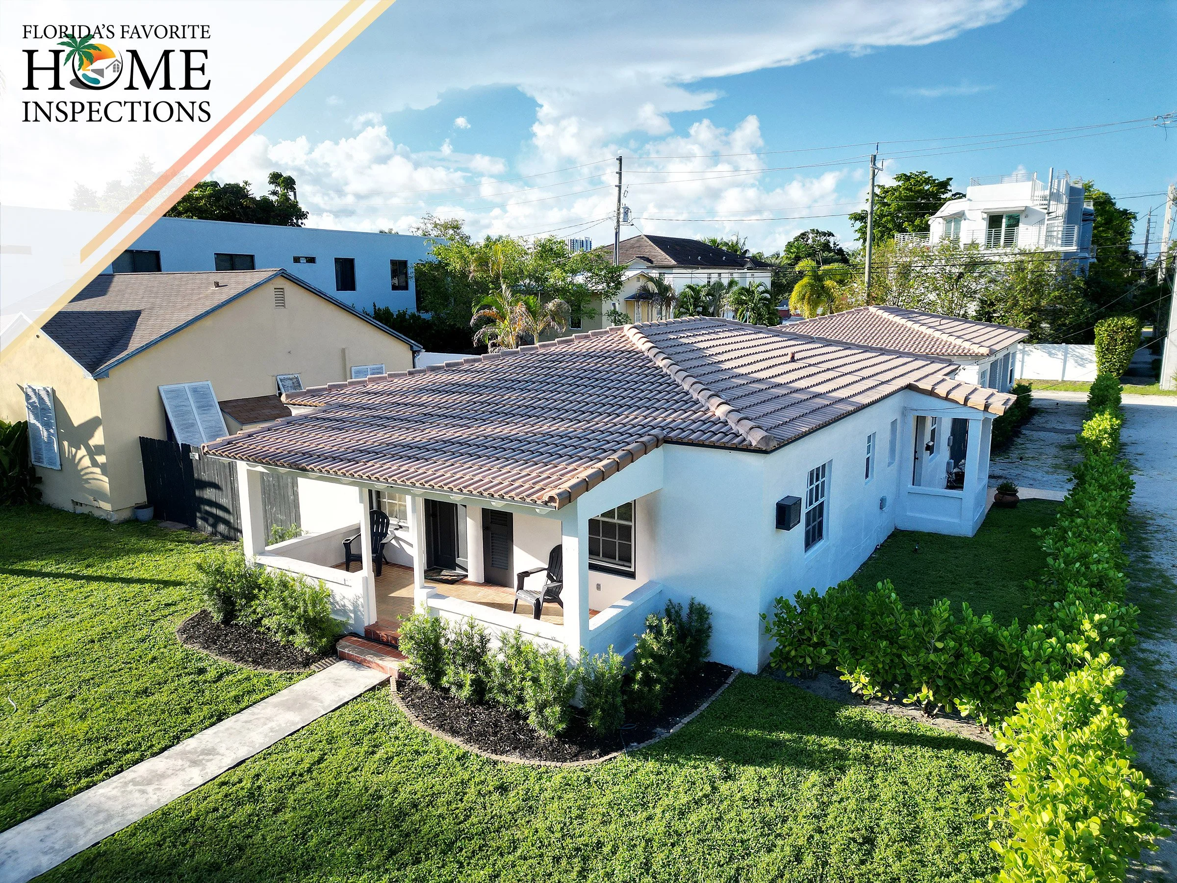 Multi-family home during a home inspection in Fort Lauderdale, Florida.