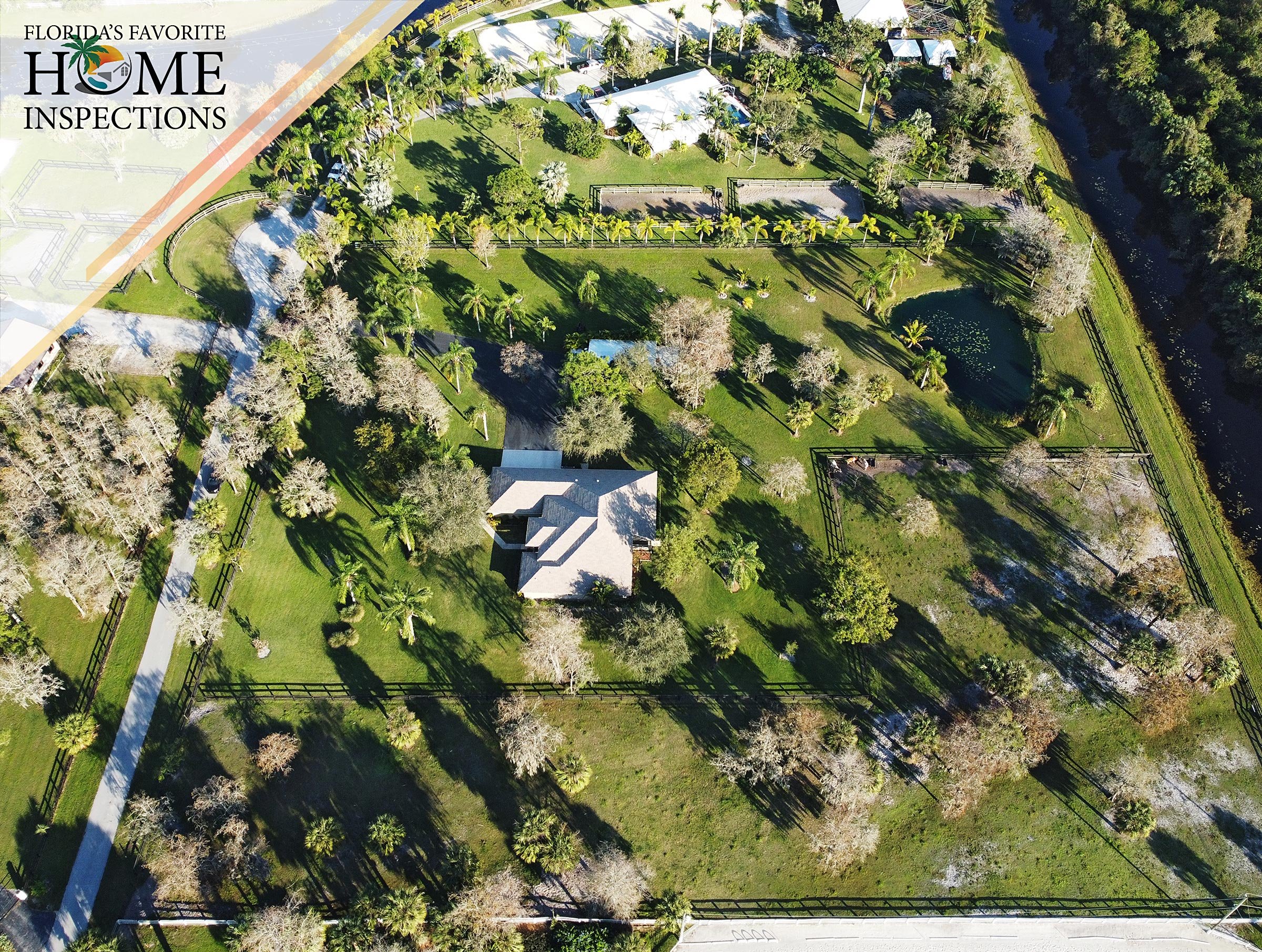 Home inspection in a Loxahatchee equestrian community.