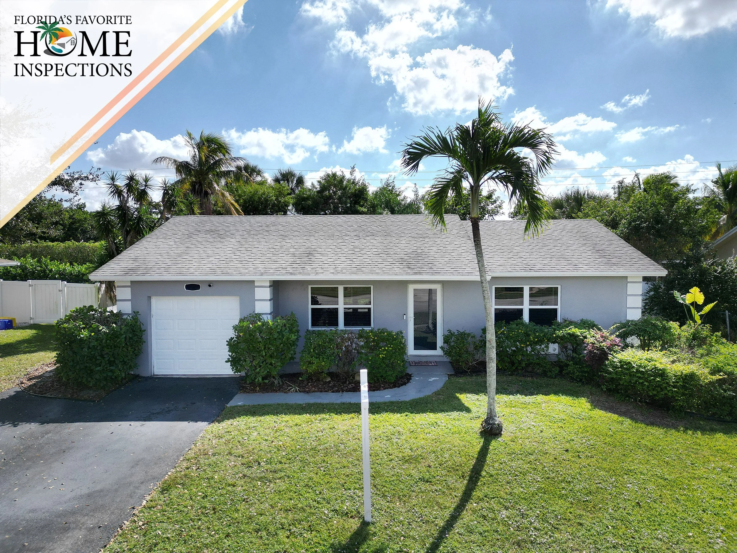 Home during a buyer's home inspection in Boca Raton, Florida.