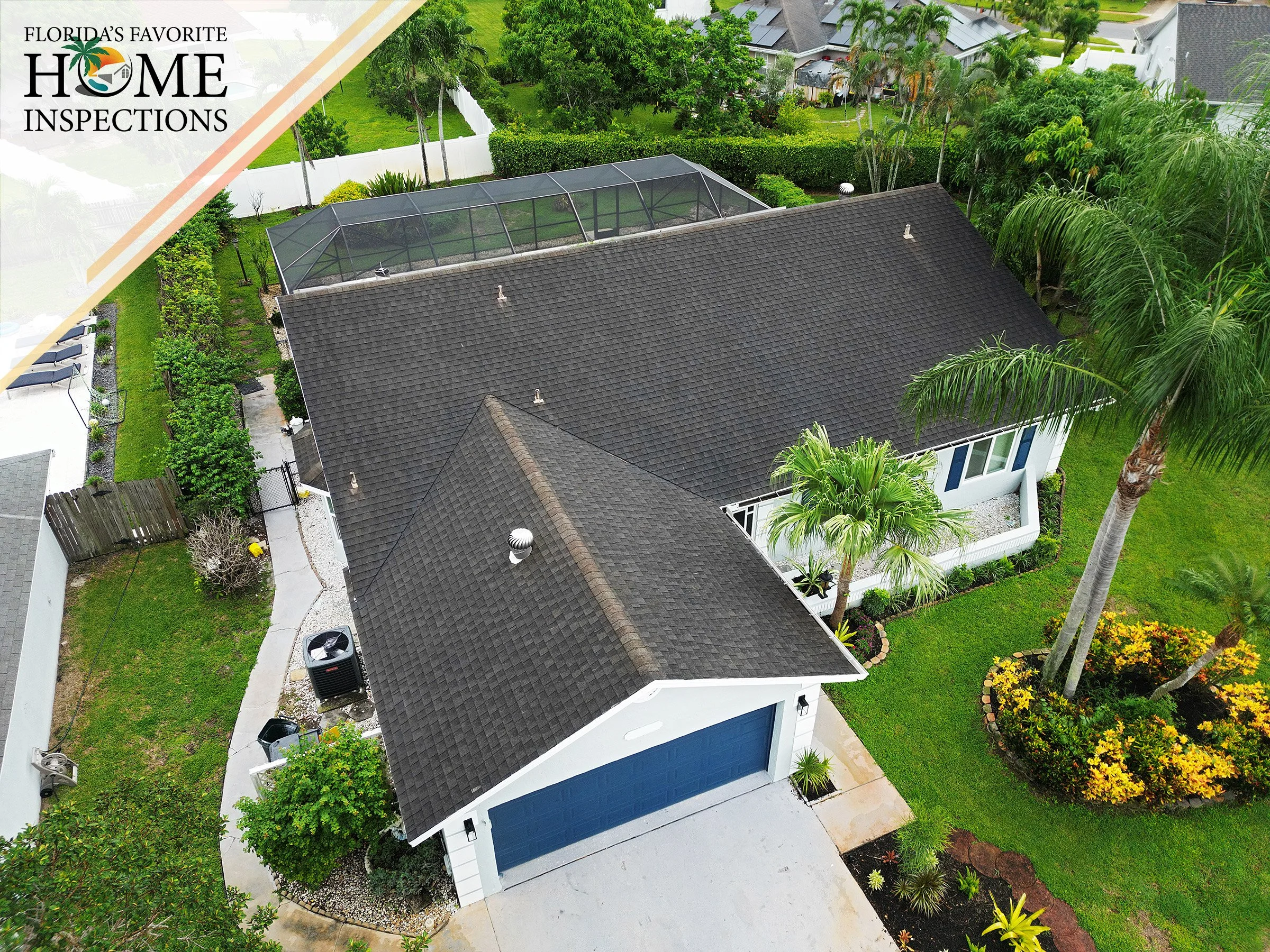 Home during a buyer's home inspection in Lake Worth, Florida.