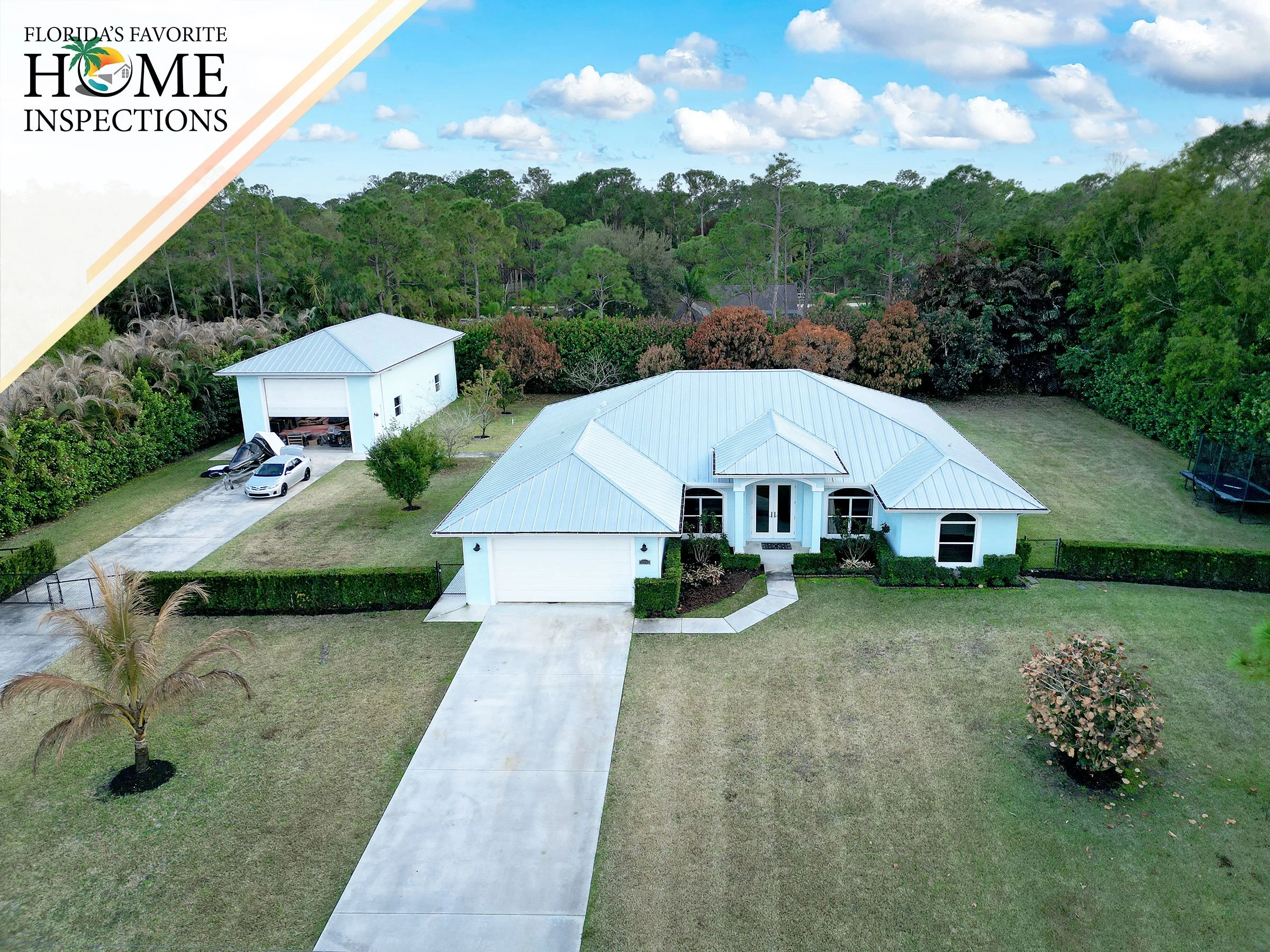 Home during a buyer's home inspection in Jupiter, Florida