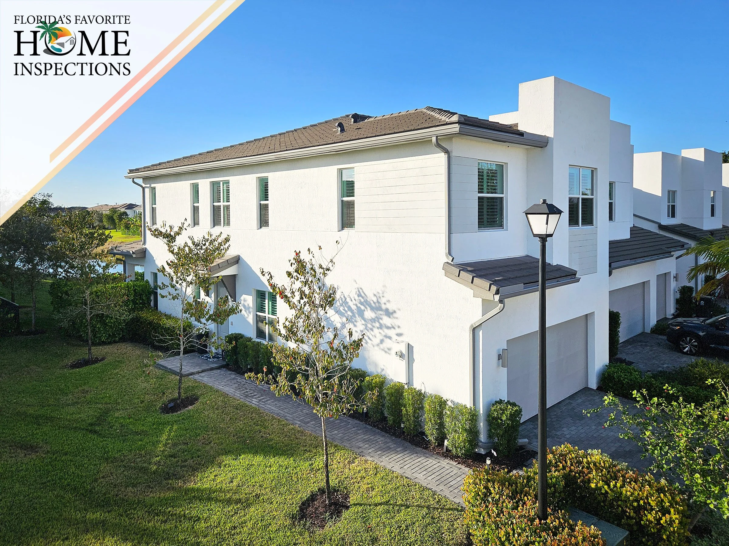 Townhouse during a buyer's home inspection in Lake Worth Beach, Florida.