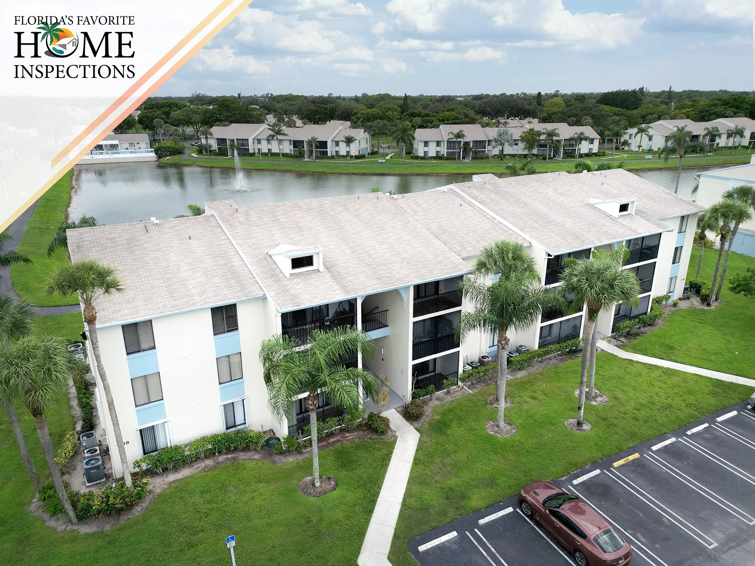 Condo during a home inspection in West Palm Beach by a Certified Master Inspector.