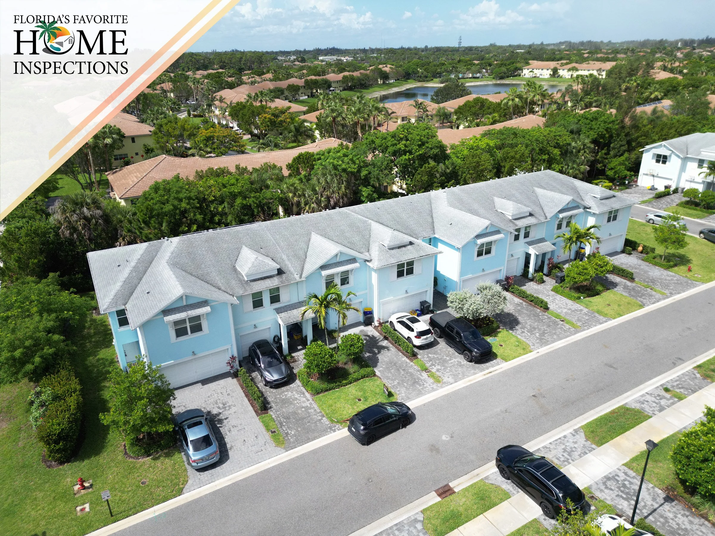 Townhome during a home inspection in West Palm Beach