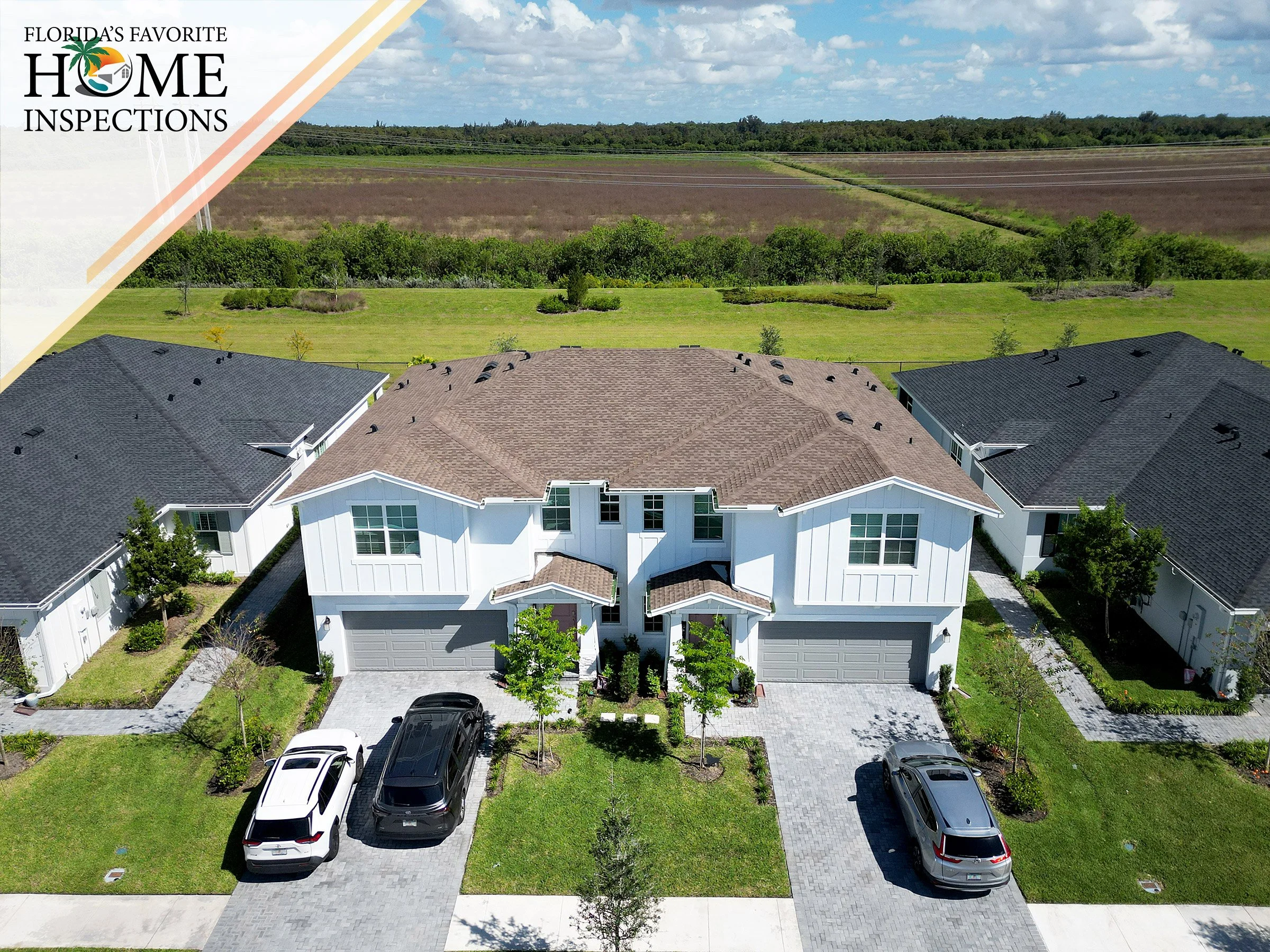 Townhome during an 11-month warranty home inspection in the community of Arden in  Loxahatchee, Florida