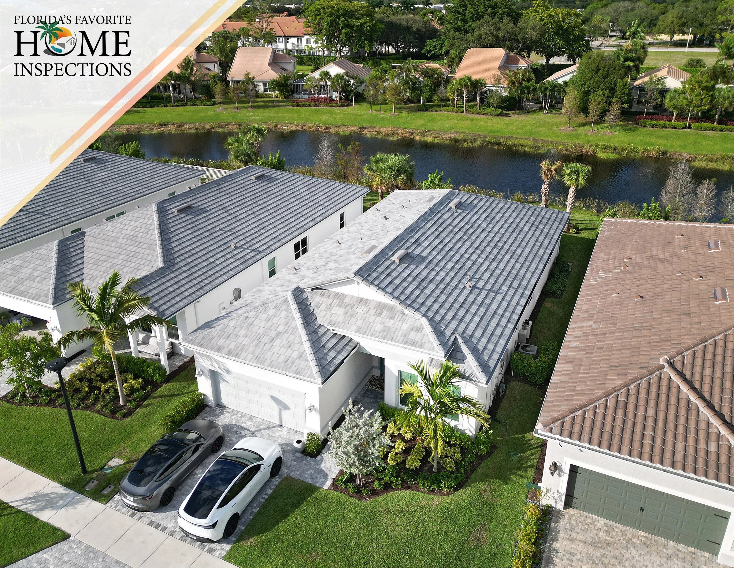 Single-family home during a home inspection in Delray Beach, Florida.