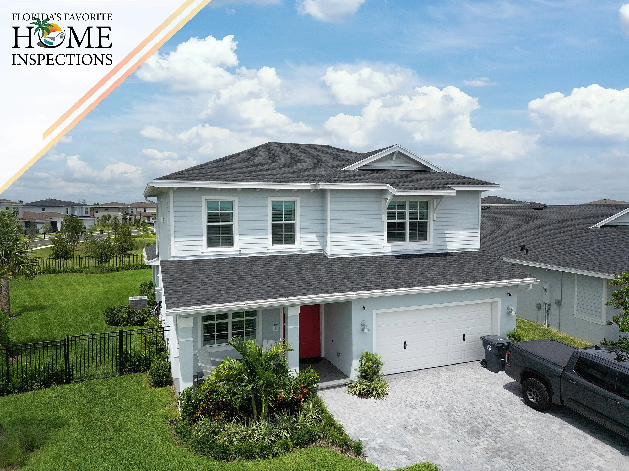 Two-story home during a home inspection in Arden, Loxahatchee