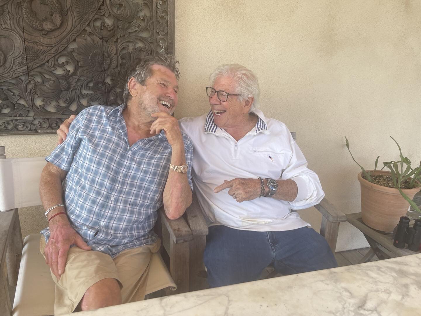 Old Comrades:  lunch today with Jann (Wenner)&hellip;.pre-order his great new book, Like a Rolling Stone.