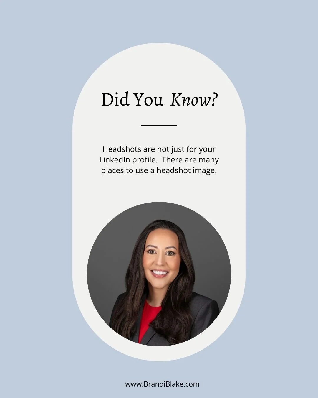 ✨ A headshot isn&rsquo;t just for LinkedIn&mdash;it&rsquo;s your personal brand in action.
From websites to Zoom calls, your photo introduces you long before you say a word.

💡 Where do YOU use your headshot the most?

📸 Ready for an update? Let&rs