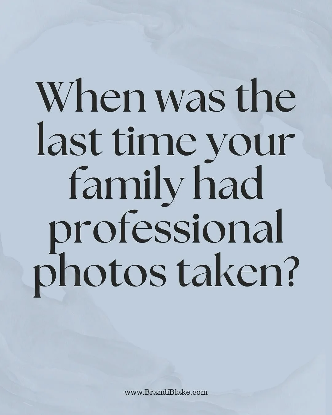 Be honest&hellip;.when was your last family photo?  If you had to think about it, it&rsquo;s probably time!  #familyphotos #familystories #portraits #columbiasc #irmosc #memories #brandiblakephotography