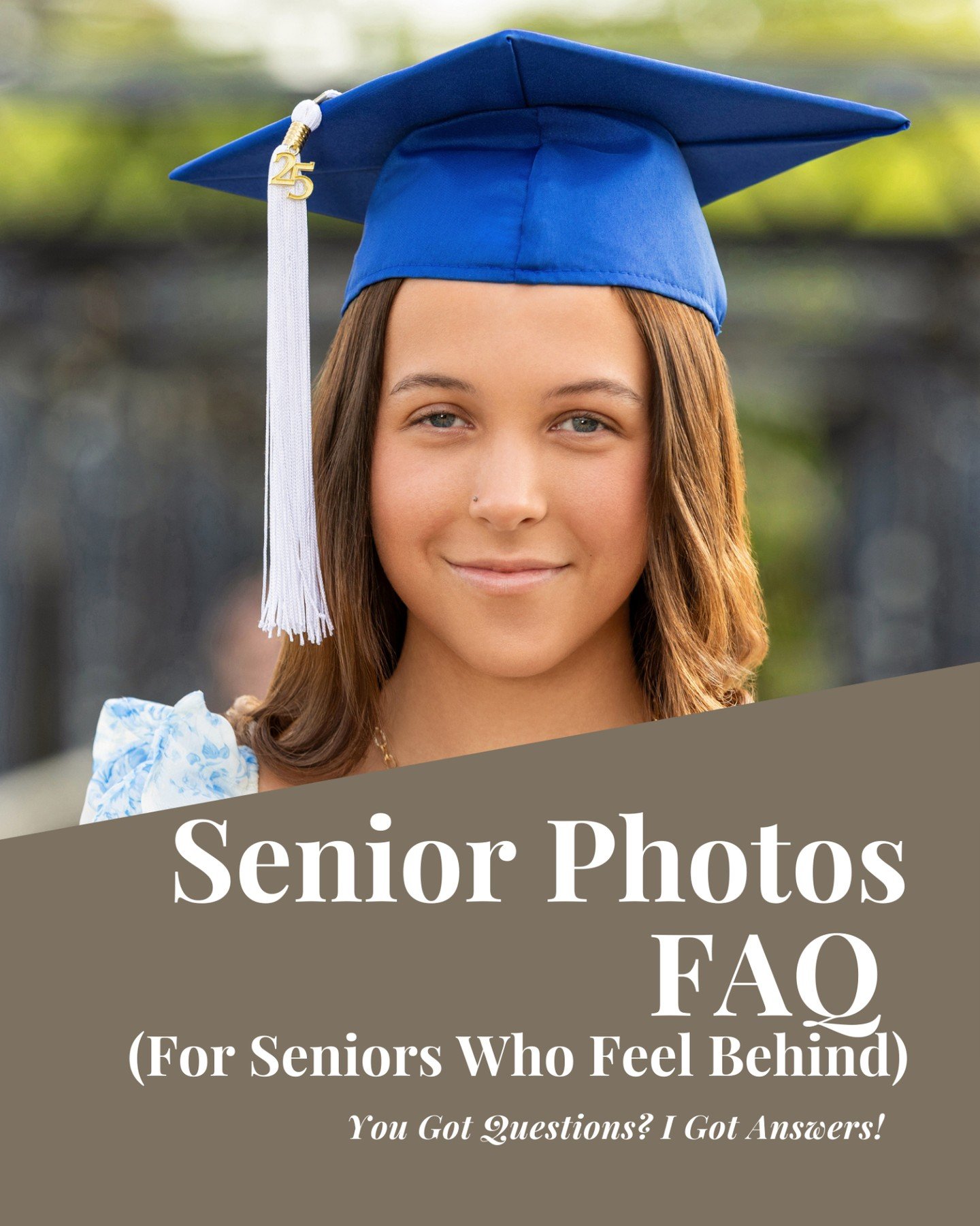 Did senior photos get pushed to the bottom of the to-do list this year?

You&rsquo;re not alone.

Every March I hear from parents and seniors who suddenly realize graduation is right around the corner and they still want cap &amp; gown photos, announ