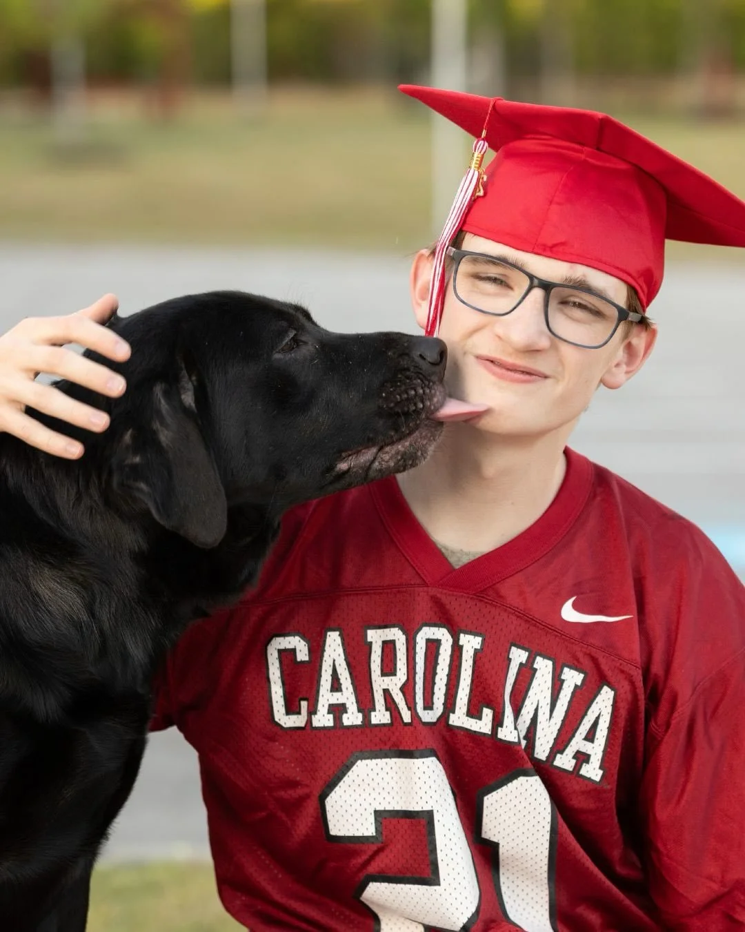 You blink&hellip;and suddenly it&rsquo;s senior year.

The same kid who once needed you for everything is now stepping into what&rsquo;s next.

And somewhere along the way,
there was a constant by their side-
four legs and a tail with a whole lot of 