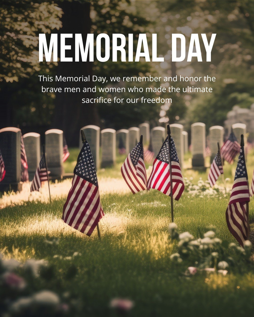 Today we pause to remember and honor those who gave everything.

Grateful for their sacrifice, and for the freedoms we often take for granted.