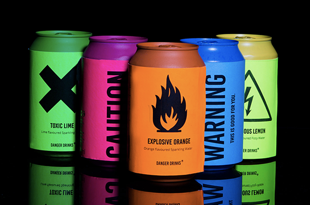 Danger Drinks <span>Branding, Packaging, Print</span>
