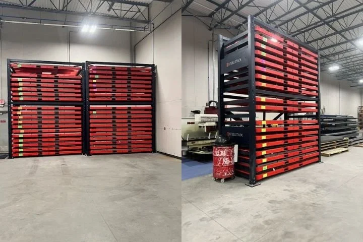 How Can Sheet Metal Storage Racks Improve Inventory? — STEELSTACK
