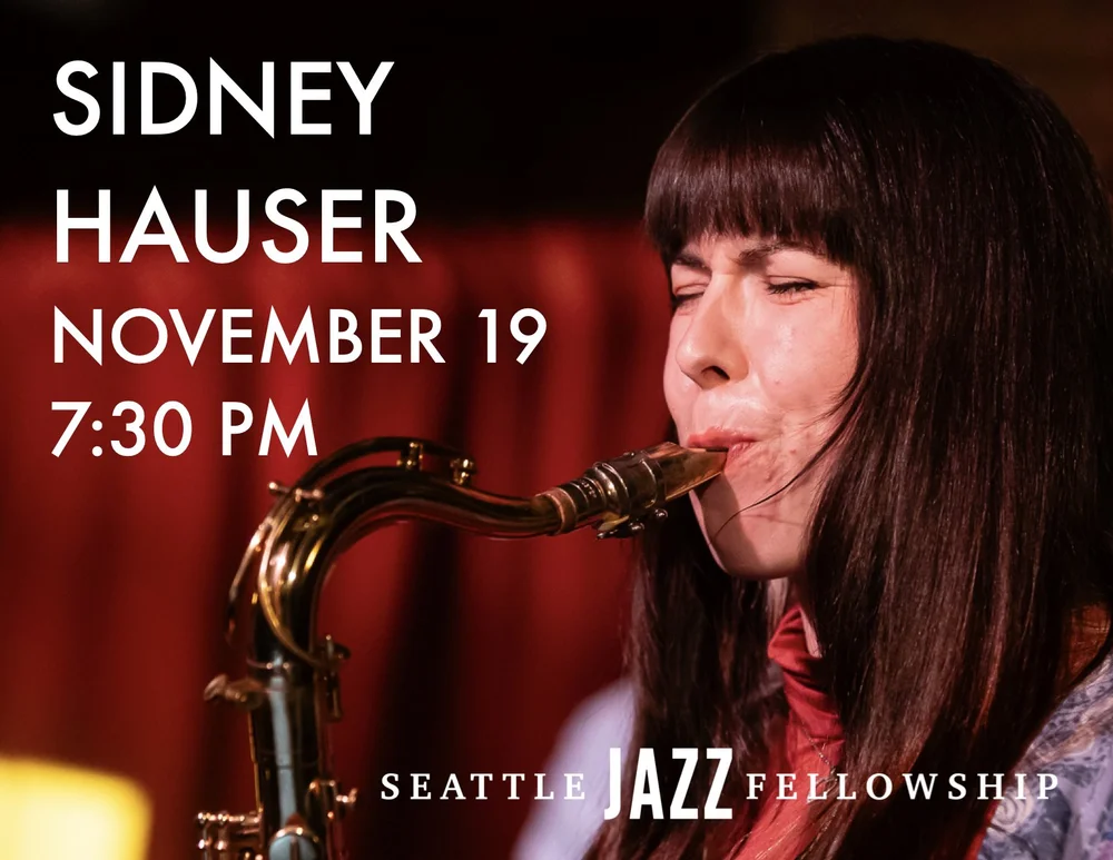 Sidney Hauser artwork from Seattle Jazz Fellowship