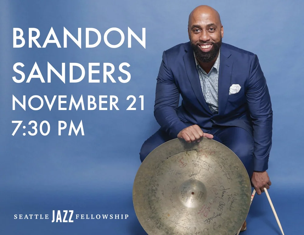 Brandon Sanders artwork from Seattle Jazz Fellowship