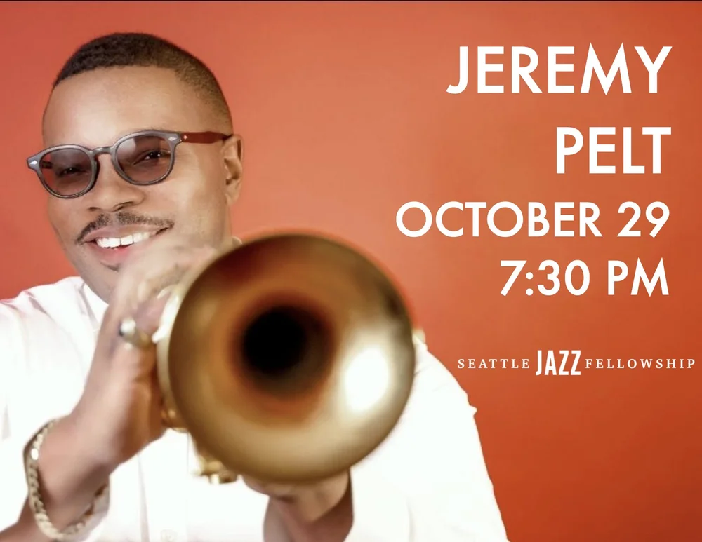 Jeremy Pelt artwork from Seattle Jazz Fellowship