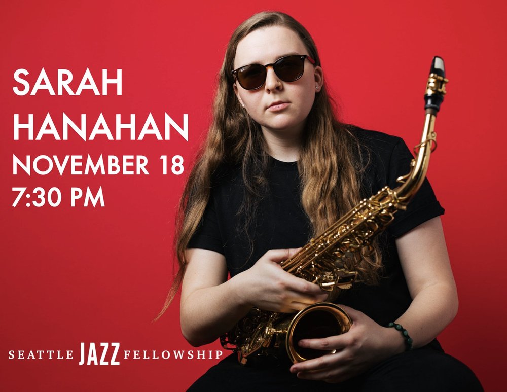 Sarah Hanahan artwork from Seattle Jazz Fellowship