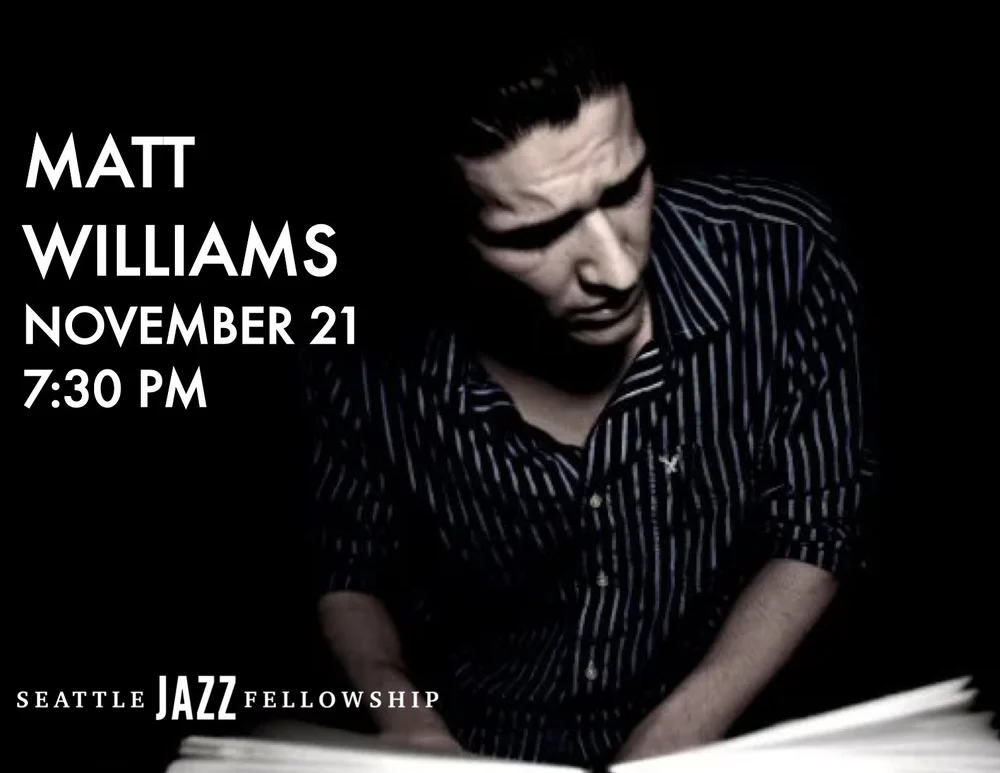 Matt Williams artwork from Seattle Jazz Fellowship