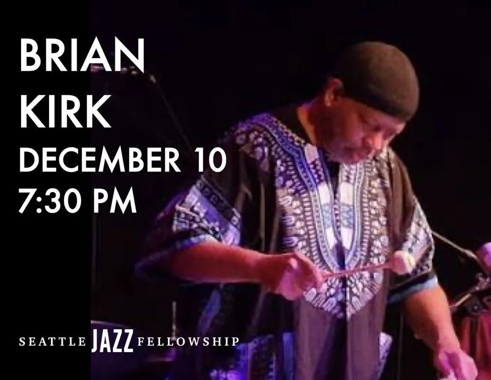 Brian Kirk artwork from Seattle Jazz Fellowship