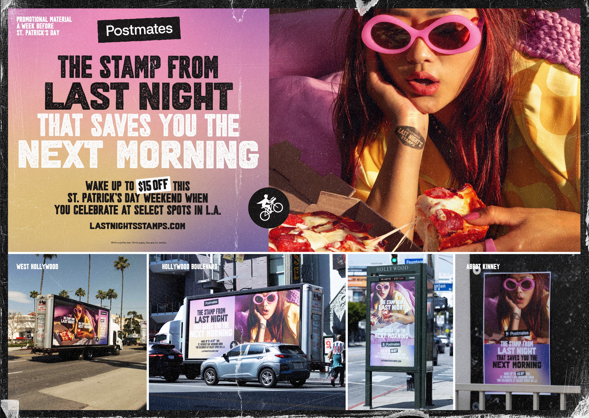 Postmates Rovers Postmates Last Night Stamps — Daniel Lobatón
