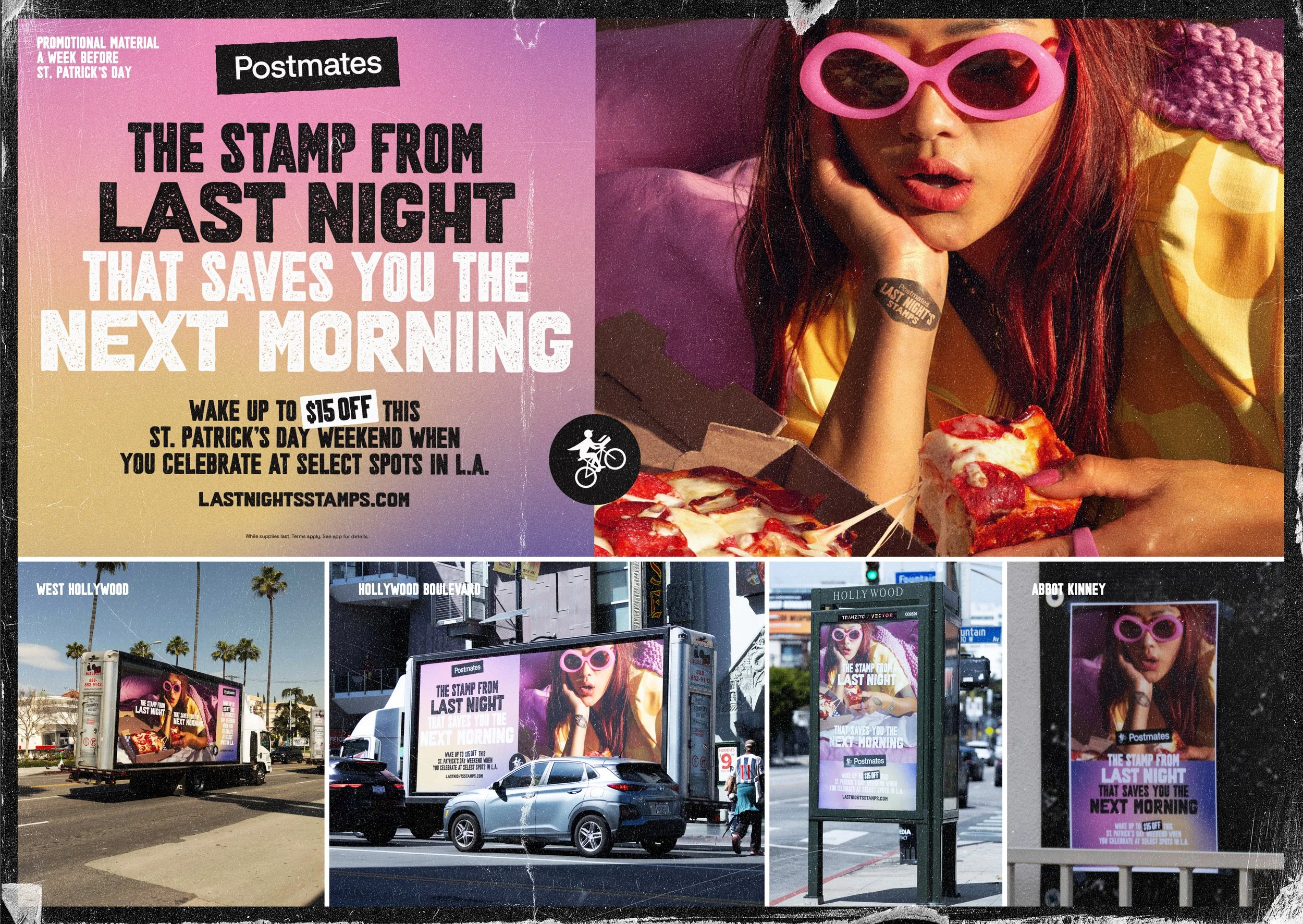 Postmates Last Night Stamps — Daniel Lobatón