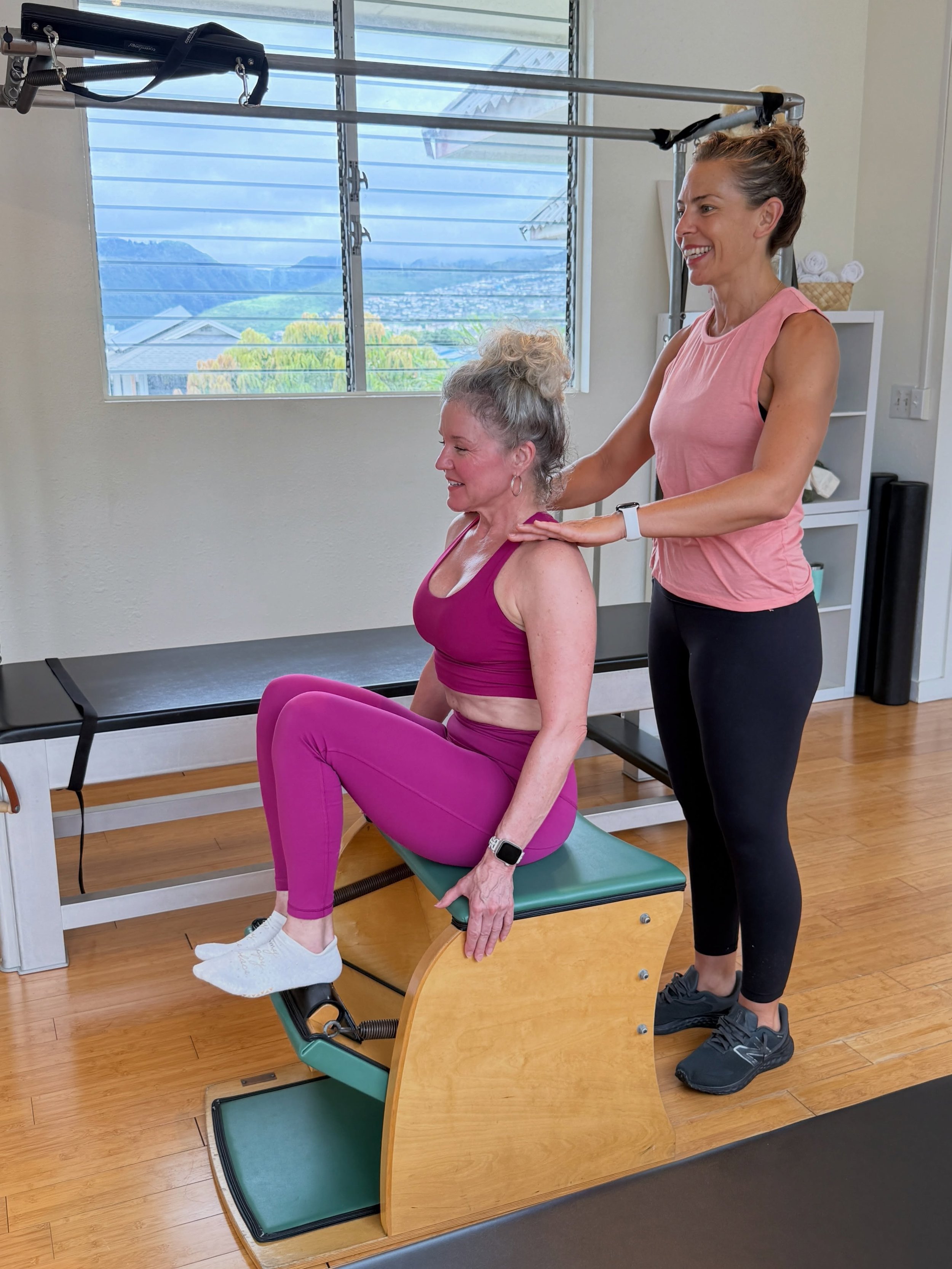 Don&rsquo;t let its size fool you&mdash;the Wunda Chair is one of the most challenging and rewarding pieces of equipment in the Pilates system 💫

We love using the Wunda Chair because it builds strength, balance, control, coordination, and stability
