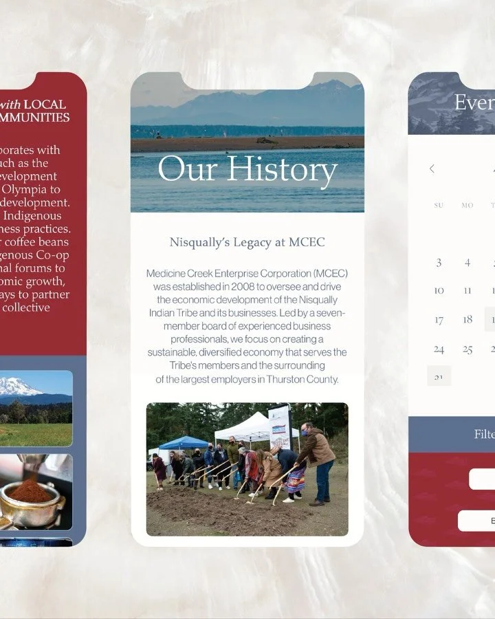 Medicine Creek Enterprise Corp 🏔️💙
creative direction + website design + development

This collaboration has been in the works since January, and we are proud to finally share the finished product! Since their founding in 2008, MCEC has been a driv
