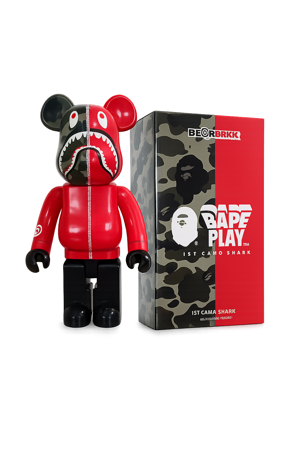 BAPE Shark 1000% Be@rbrick (RED)