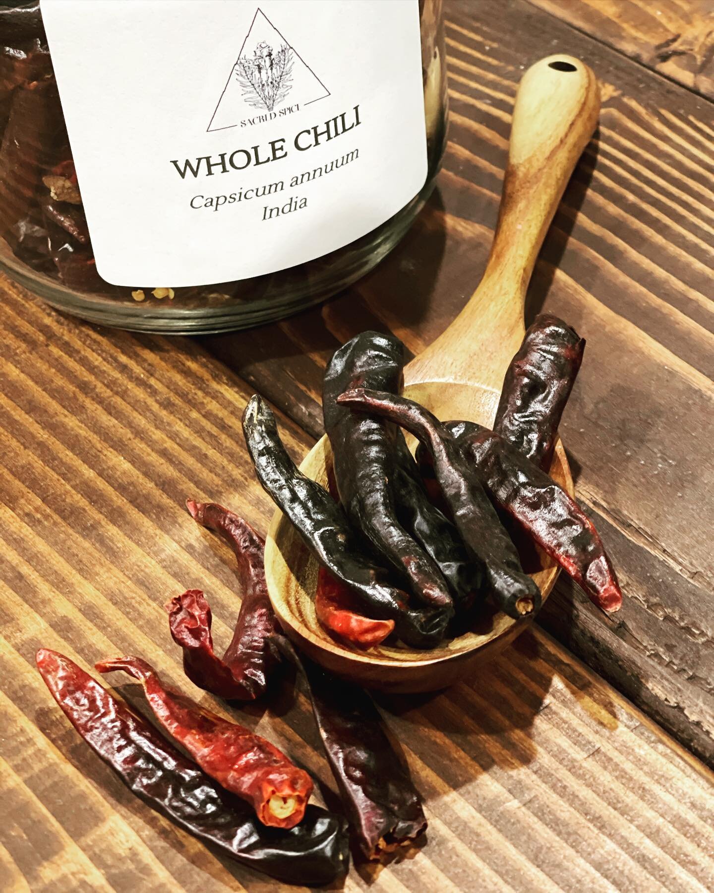 Whole Chilies 🌶 #sacredspicebk 
.
.
Delicious in all your sauces and stews!🌶&hearts;️
.
.
#chilies #chilis🌶 #chilipeppers #wholechili #spiceshop #spiceapothecary #apothecary #blackownedbrooklyn