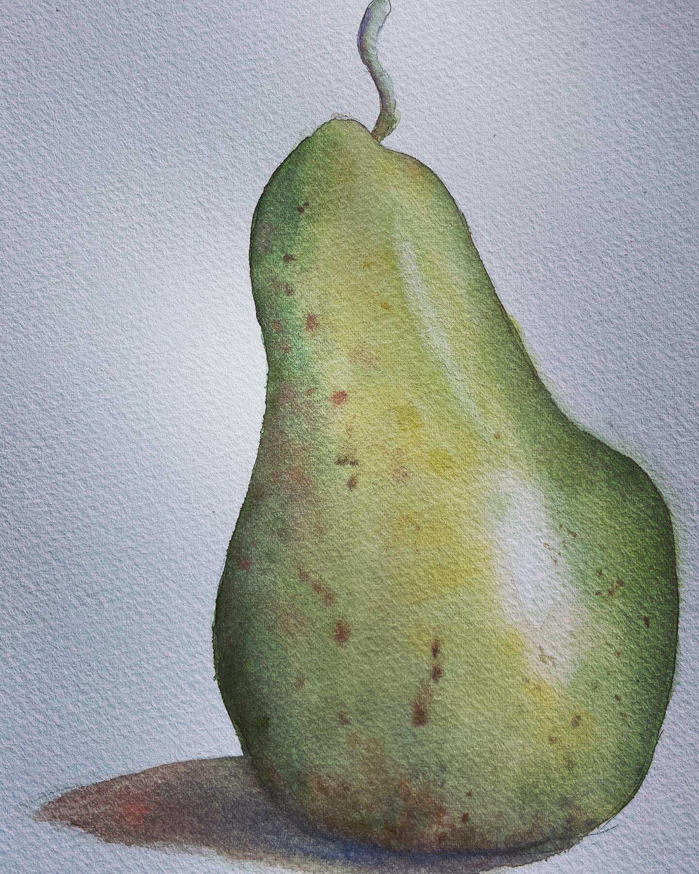 Pear Study learning from @dylanscottpierce paint technique for subtlety.