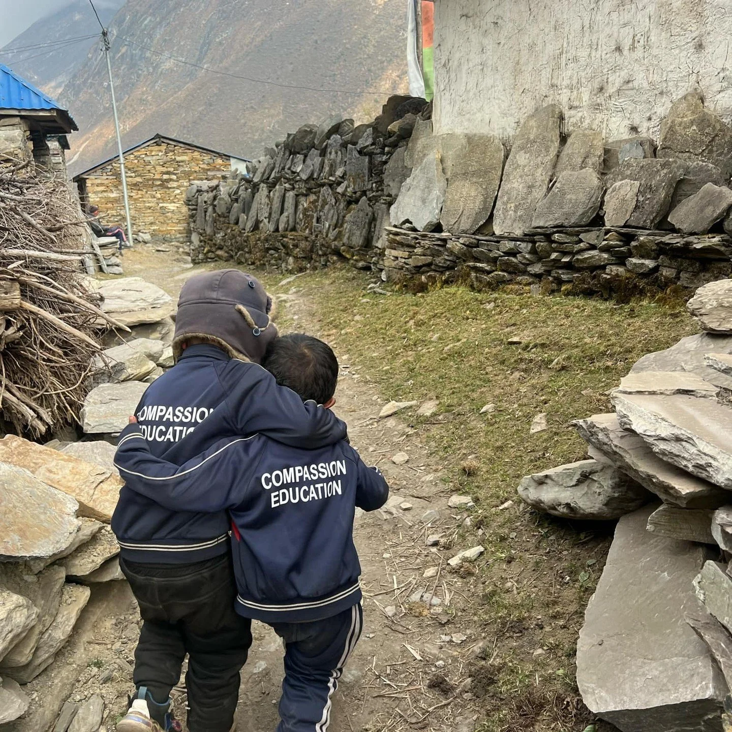 Our Operations Coordinator @tanzin_gyalzen_lama was recently in Tsum and got this lovely photo of our students in their uniforms. ❤️