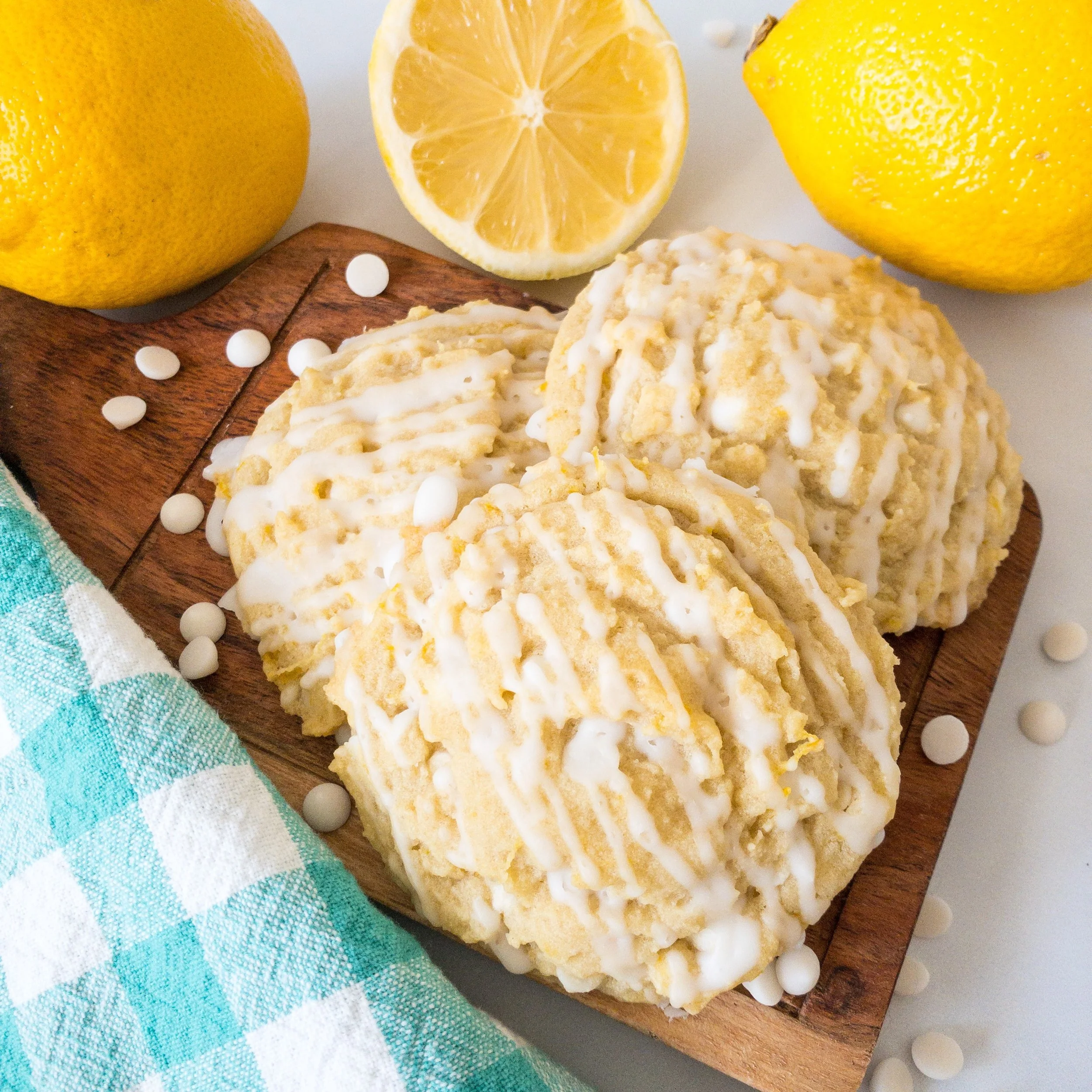 Lemon White Chocolate Cookies *Top 9 Free Option*