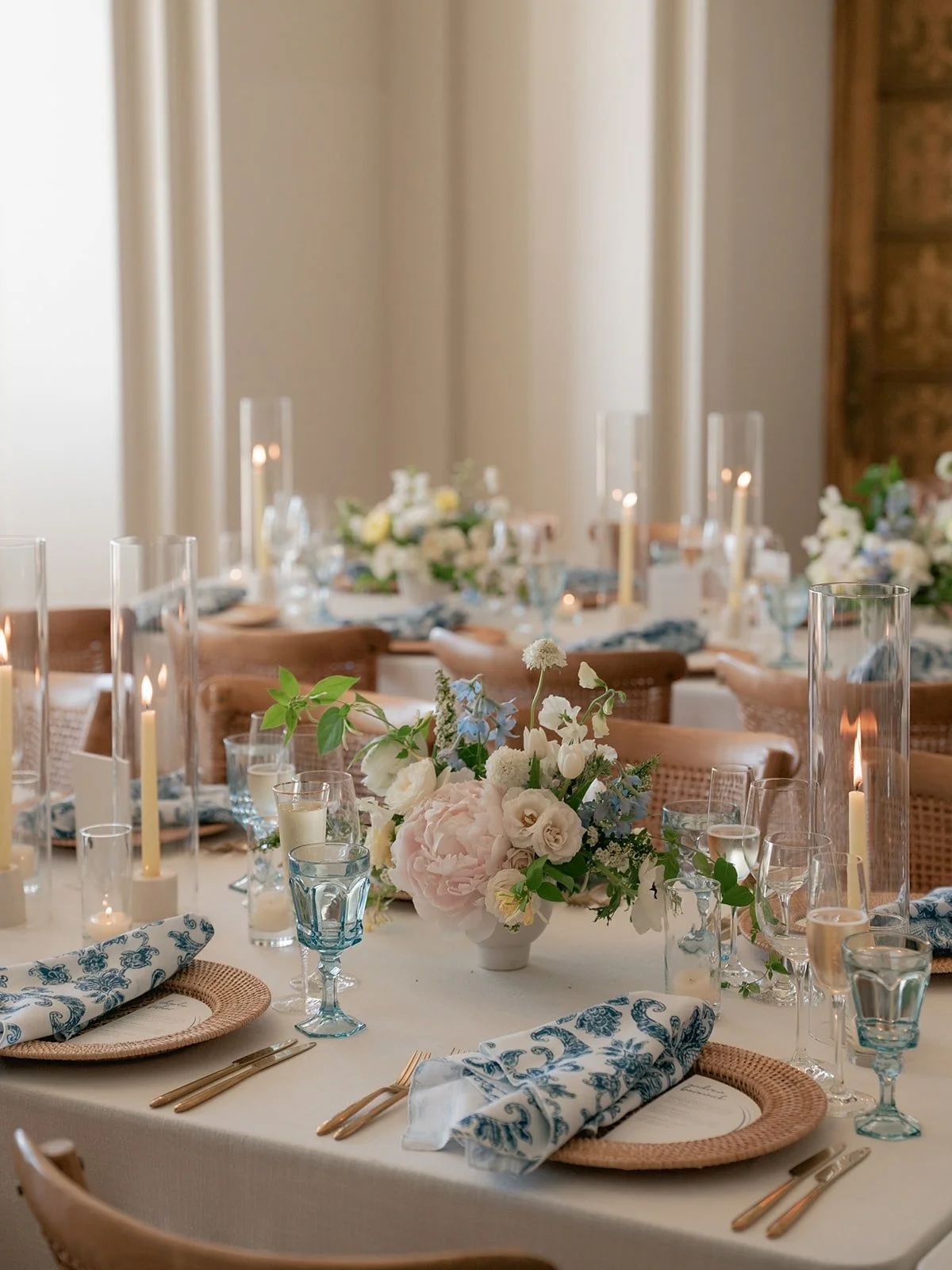 It&rsquo;s hard to choose favorites from an album through @meghanbaskin&rsquo;s lens 💛 some reception shots from Francesca + Charlie&rsquo;s wedding this past May. I loved all of these details and spring flowers so much! 

photography @meghanbaskin&