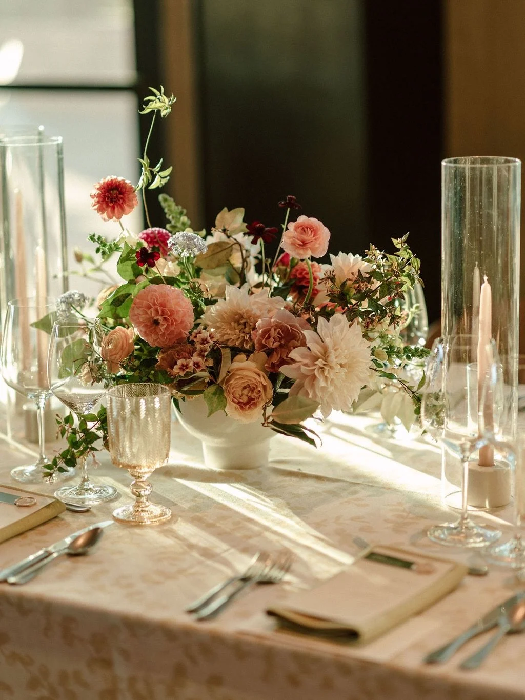 Jane + Chris&rsquo;s wedding was colorful celebration of love on a gorgeous fall day @stanlyranchauberge beautiful photos by @taylormccutchan 

Planner @thebigdayof 
Cinema @amoracinema 
Paper @blushtype 
Rentals @encoreeventsrentals 
Hair/mua @artis