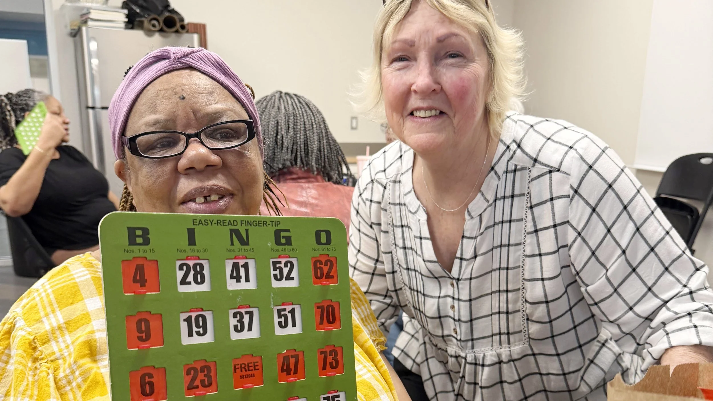 Every Wednesday, Alfrida wins. So does everyone around her