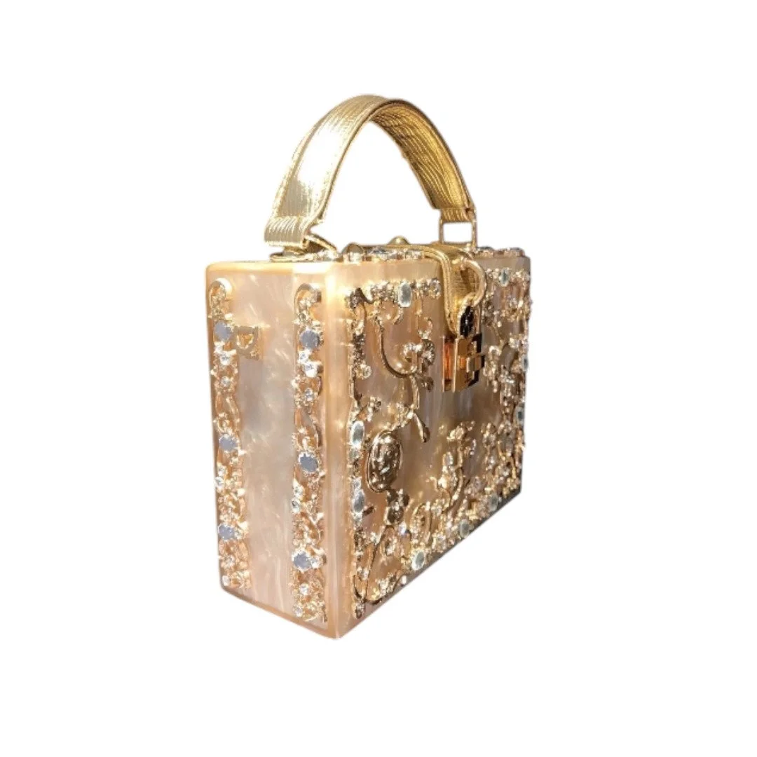 Luxury Enchanted Flower Clutch